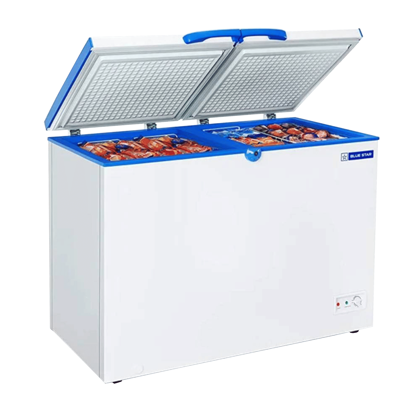 Buy Blue Star 301 Litres Double Door Deep Freezer (Direct Cooling